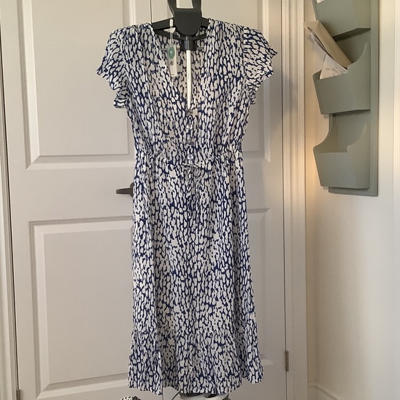 Rails; med,Royal blue &white,midi dress - Picture 9 of 11